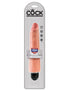 King Cock 9 in. Vibrating Stiffy White Flesh